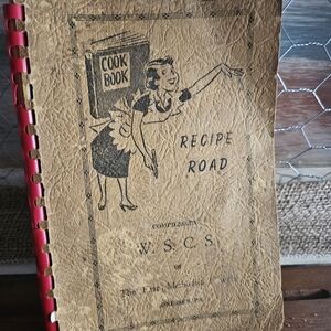 1950's Vintage Recipe Road Cookbook